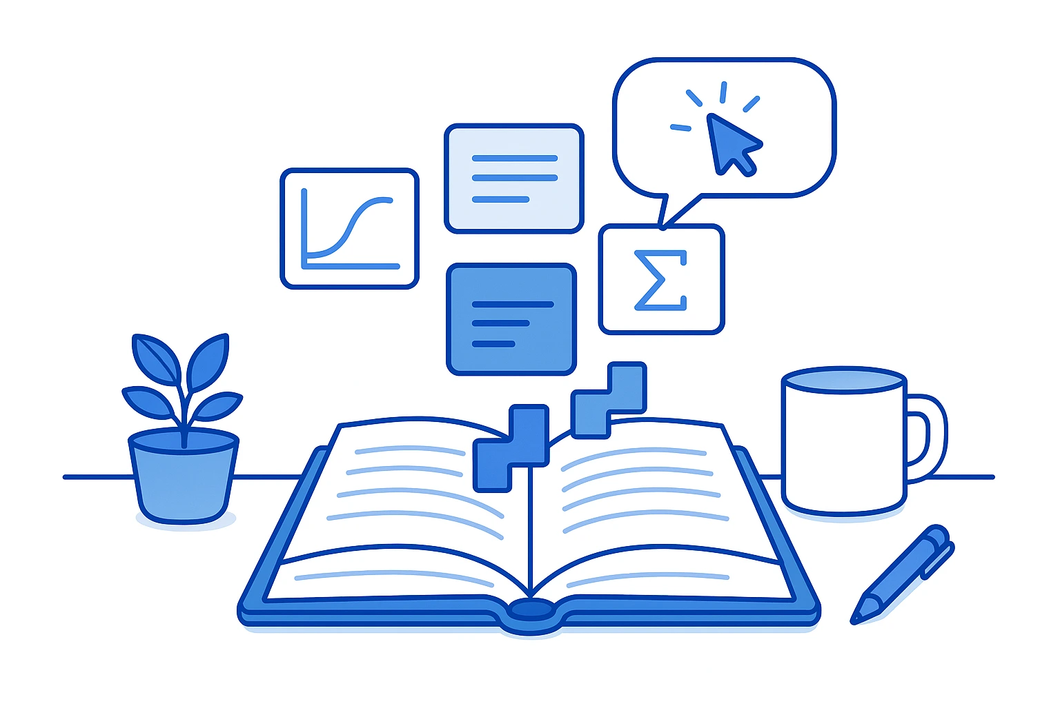 Student using AI tutor at a laptop